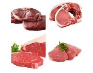 Steak & Chops Fresh Meat Hamper Pack. Pork Chops. Lamb, Sirloin & Rump Steaks